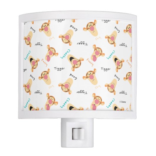 Winnie the Pooh | Tigger's Expressions Pattern Night Light (Front)