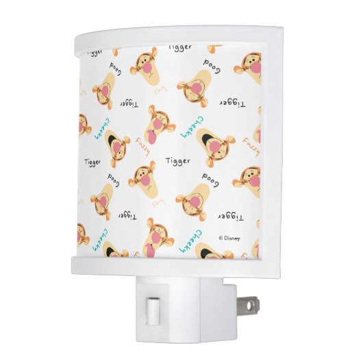 Winnie the Pooh | Tigger's Expressions Pattern Night Light (Left)