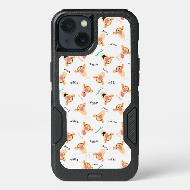 Winnie the Pooh | Tigger's Expressions Pattern Otterbox iPhone Case (Back)