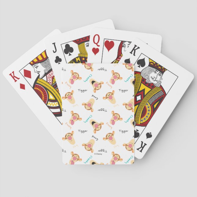 Winnie the Pooh | Tigger's Expressions Playing Car Poker Cards (Back)