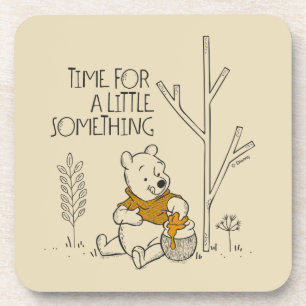 Winnie the Pooh Time for a Little Something Beverage Coaster