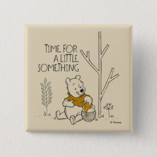 Winnie the Pooh   Time for a Little Something Button