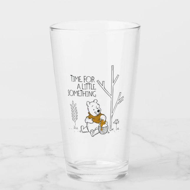 Winnie the Pooh | Time for a Little Something Glass (Front)