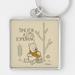 Winnie the Pooh Time for a Little Something Keychain