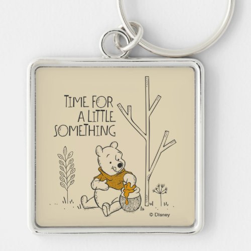 Winnie the Pooh  Time for a Little Something Keychain