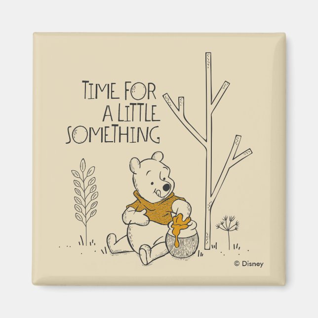 Winnie the Pooh | Time for a Little Something Magnet (Front)