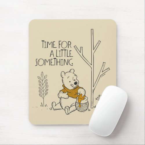 Winnie the Pooh  Time for a Little Something Mouse Pad