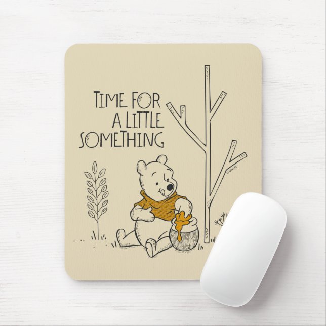 Winnie the Pooh | Time for a Little Something Mouse Pad (With Mouse)