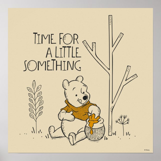 Winnie the Pooh | Time for a Little Something Poster (Front)