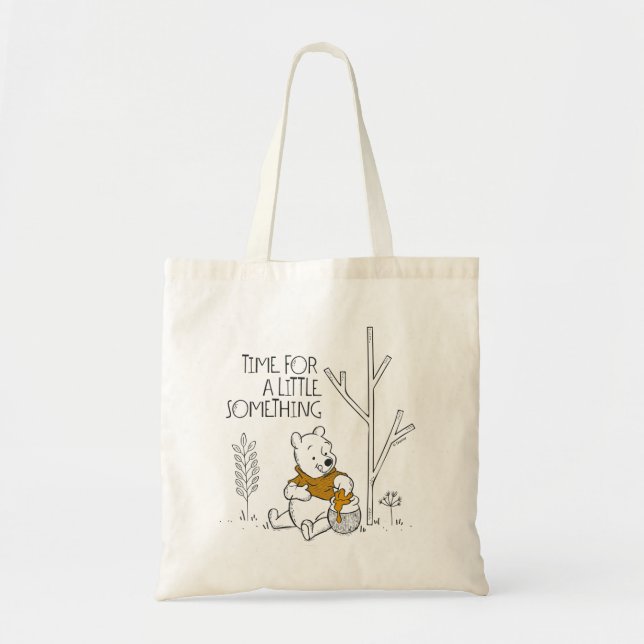 Winnie the Pooh | Time for a Little Something Tote Bag (Front)