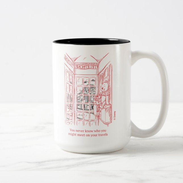 Winnie the Pooh | Travel Quote Two-Tone Coffee Mug (Right)