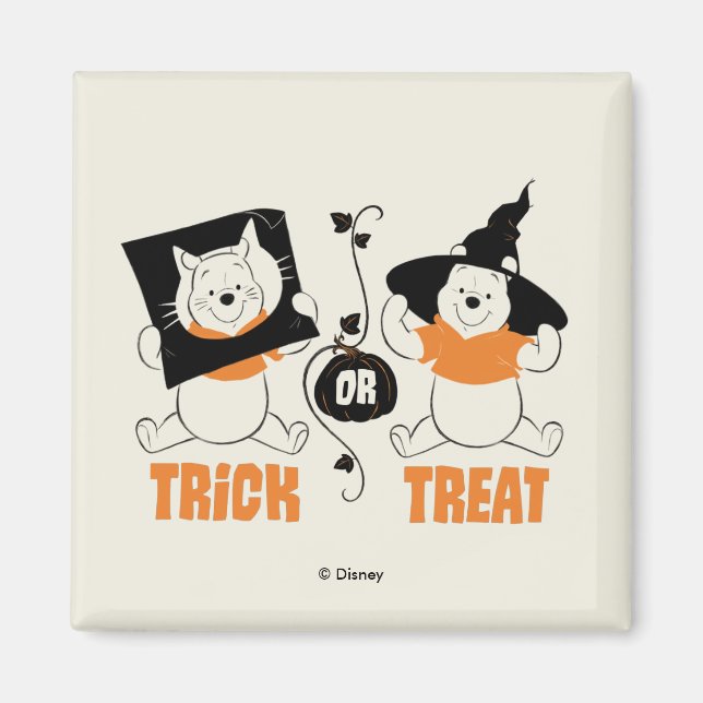 Winnie the Pooh | Trick or Treat Magnet (Front)