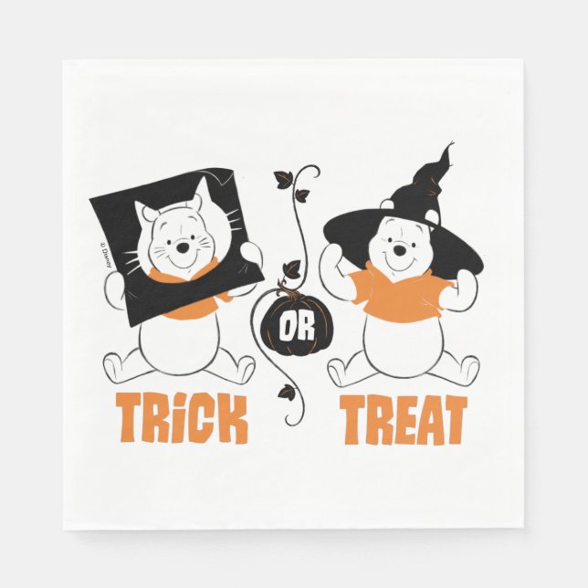 Winnie the Pooh | Trick or Treat Napkins (Front)