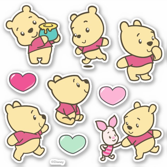 Winnie the Pooh Un-Boxed Sticker (Front)