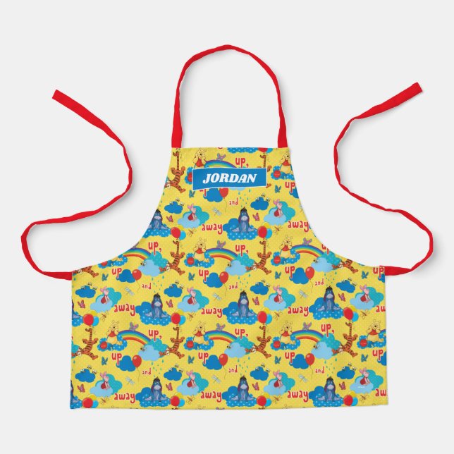 Winnie the Pooh | Up and Away Pattern Apron (Front)