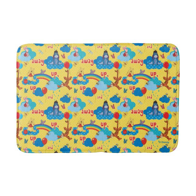 Winnie the Pooh | Up and Away Pattern Bath Mat (Front)
