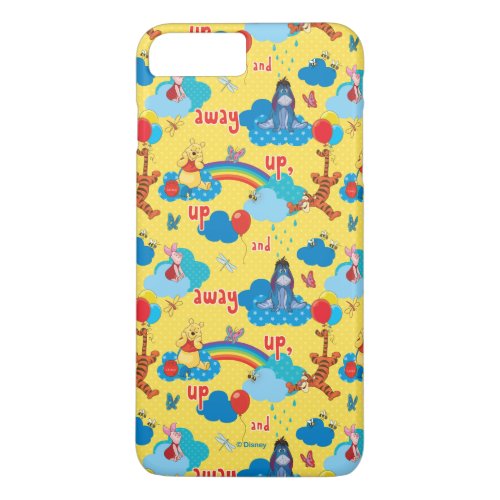 Winnie the Pooh  Up and Away Pattern iPhone 8 Plus7 Plus Case