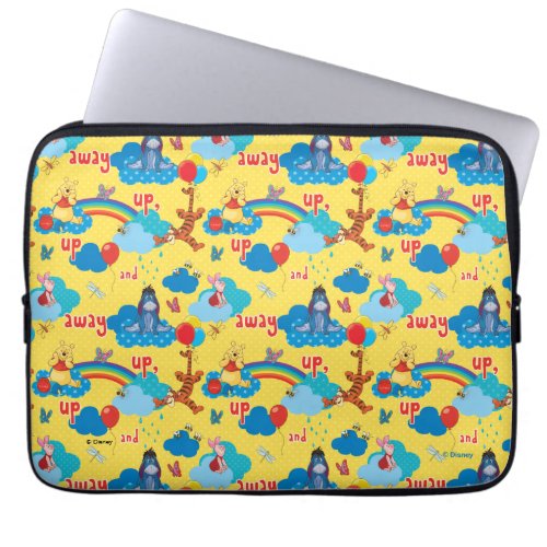 Winnie the Pooh  Up and Away Pattern Laptop Sleeve