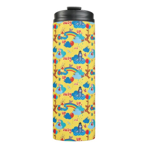 Winnie the Pooh  Up and Away Pattern Thermal Tumbler