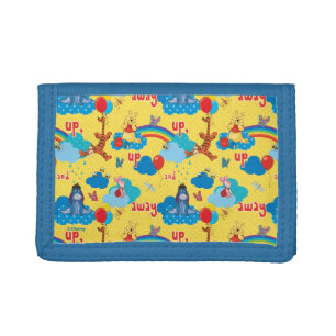 Winnie the Pooh Up and Away Pattern Tri-fold Wallet