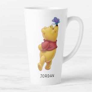 Winnie the Pooh With Butterfly Latte Mug
