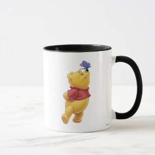 Winnie the Pooh With Butterfly Mug