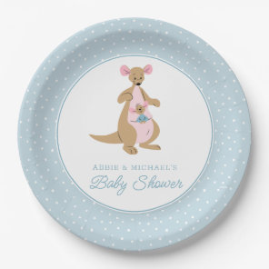Winnie the Pooh's Kanga & Roo Baby Shower Paper Plates