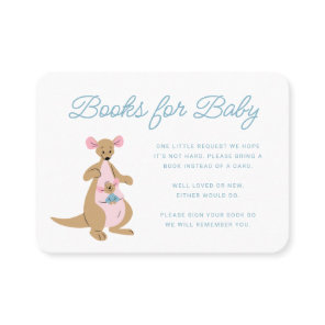 Winnie the Pooh's Kanga & Roo Books for Baby Place Card