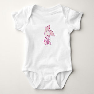 Winnie The Pooh's Piglet sitting Baby Bodysuit