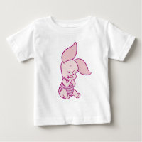 Winnie The Pooh's Piglet sitting Baby T-Shirt