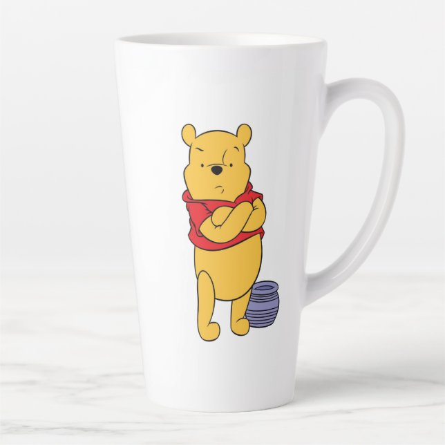 Winnie The Pooh's Pooh With Empty Honeypot Latte Mug (Right)