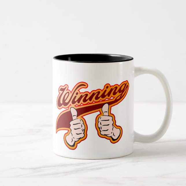 Winning $17.95 Two Toned Coffee Mug (Right)