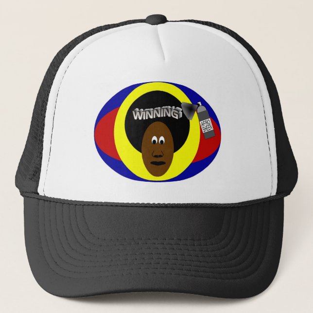 Winning AfroSheen Trucker Hat (Front)
