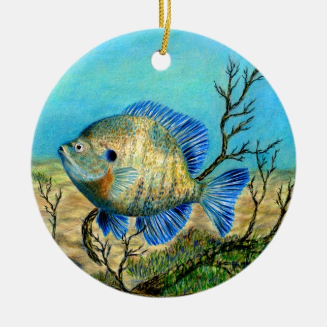 Winning art by  G. Barker - Grade 11 Ceramic Ornament (Front)