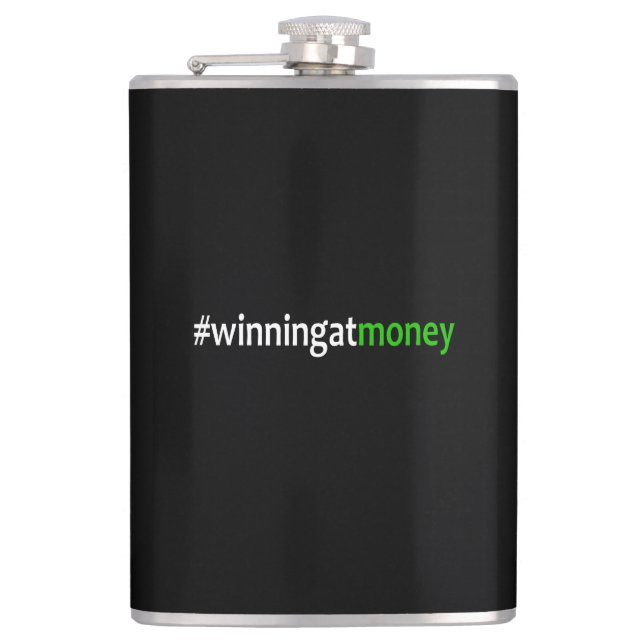 Winning At Money Flask (Front)