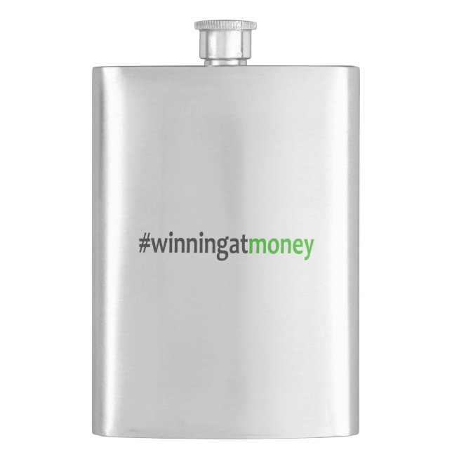 Winning At Money Flask (Front)