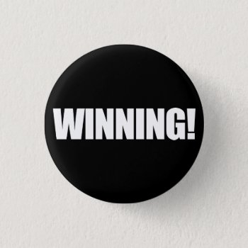 Winning Button by coolgiftshop at Zazzle