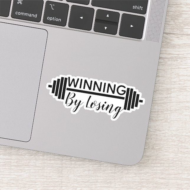 Winning By Losing - Exercise - Weight Lift Sticker (Detail)