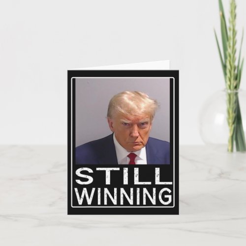 Winning _ Funny Trump Mug Shot _ Trump Mug Shot  Card