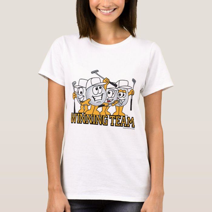 Winning Golf Team In Scramble TShirt Zazzle