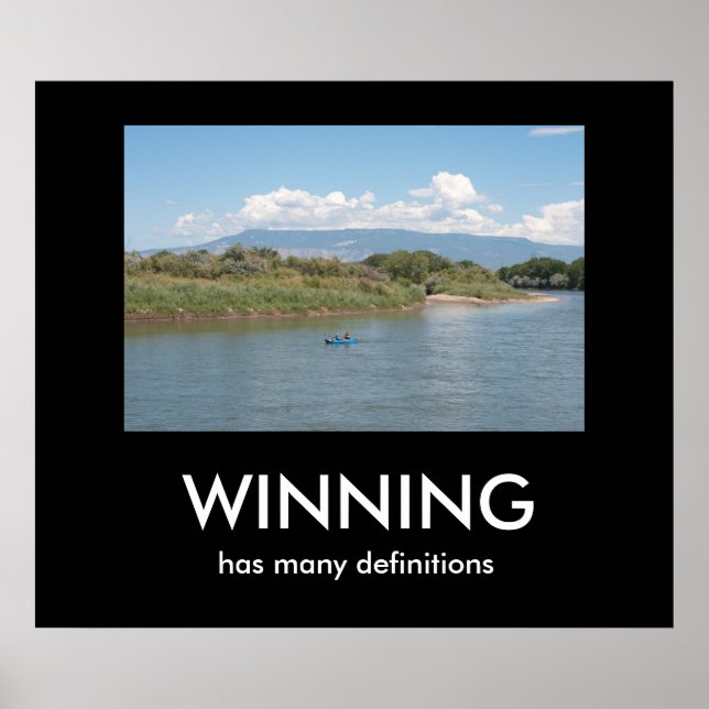 WINNING has many definitions Poster (Front)