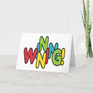 Winning! Holiday Card