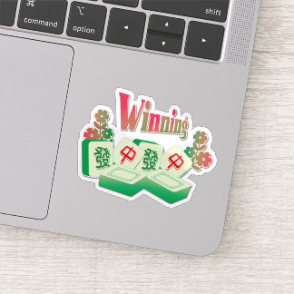 Winning Mahjong Sticker | Good Fortune Talisman