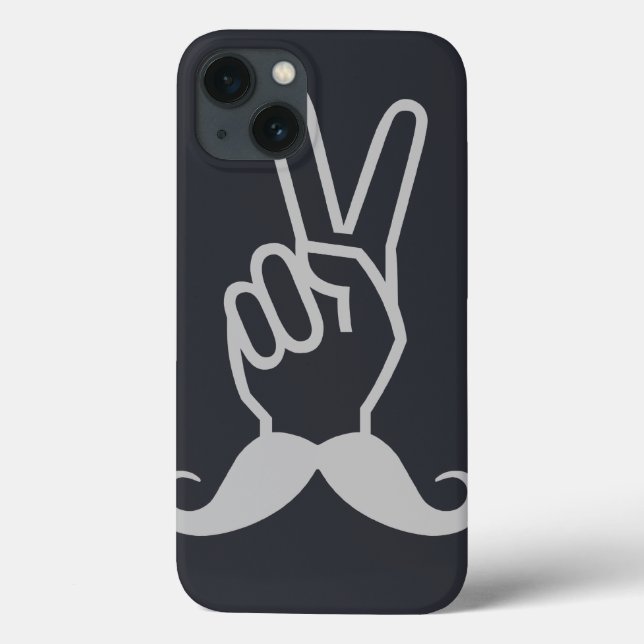 Winning Mustache custom cases (Back)
