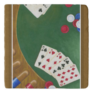 Winning Poker Hand Six Through Ten Trivet