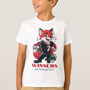 Winning Team   American Football Fox White T-Shirt