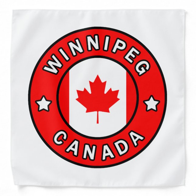 Winnipeg Canada Bandana (Front)