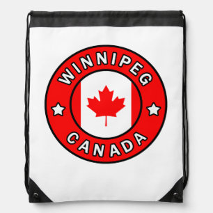 Winnipeg Canada Drawstring Bag
