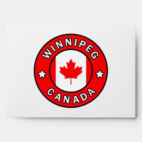 Winnipeg Canada Envelope