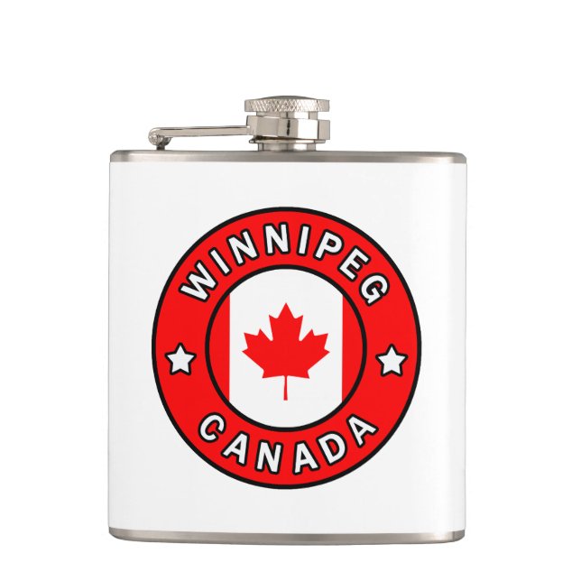 Winnipeg Canada Flask (Front)